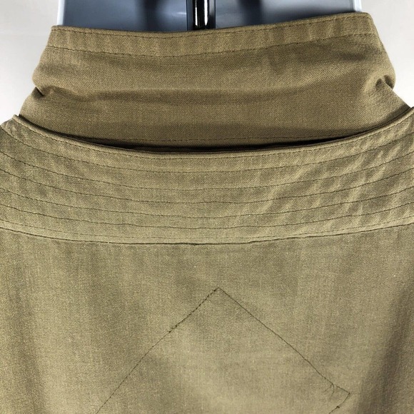 World Bird Sanctuary Jacket Full Zip Mock Neck Kahki Long Sleeve Approx Size M/L - Picture 9 of 16